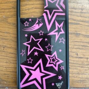 Wildflowers Pink and Black Star Case